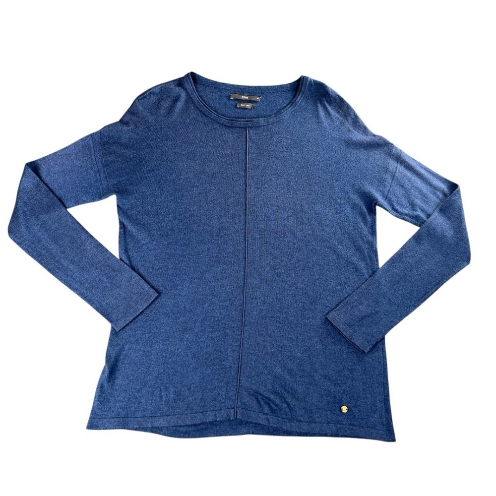 Brax Women's Merino Cashmere Knit Sweater In Dark Blue Size 38 (S)